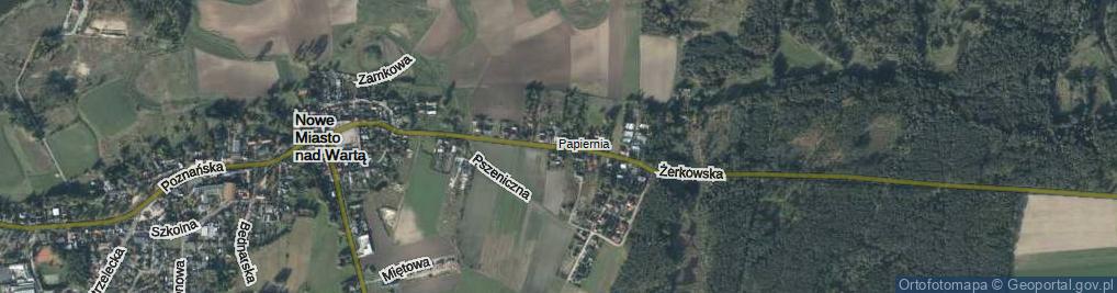 Zdjęcie satelitarne Żerkowska ul.